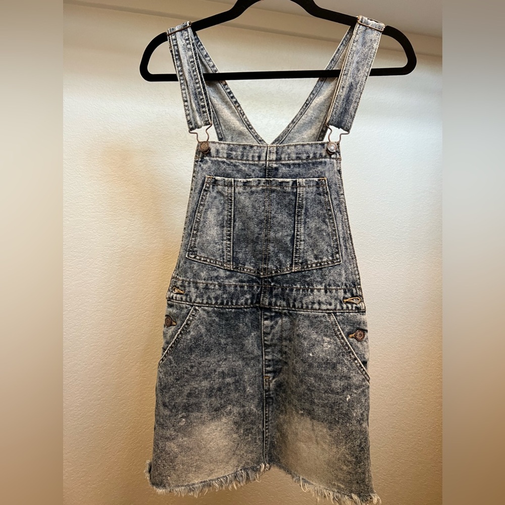 UNIQ denim overall dress size S